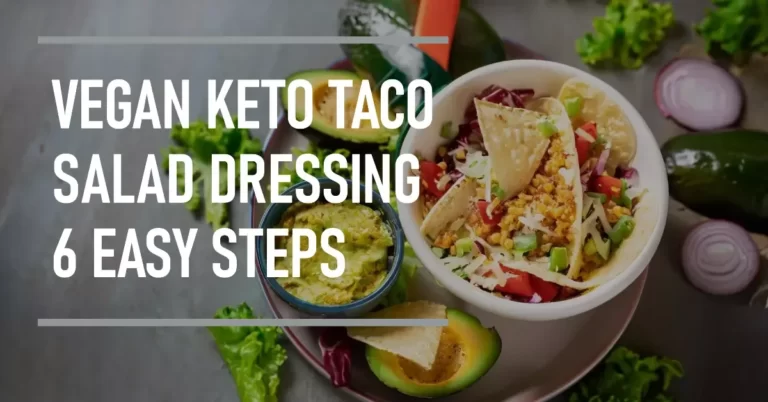 Keto Taco Salad Dressing Recipe