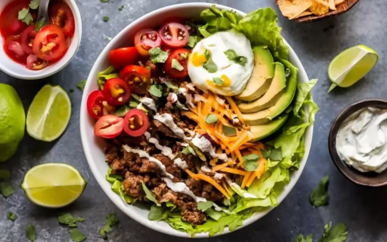 Low Carb Keto Taco Salad