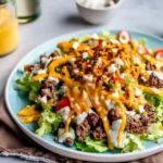 Big Mac Salad Recipe - Cheeseburger Salad