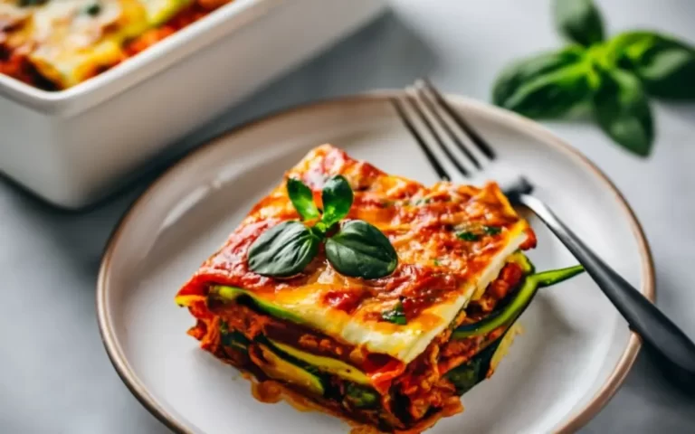 Keto Lasagna With Zucchini Noodles Recipe