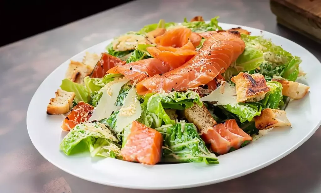 Smoked Salmon Caesar Salad Recipe