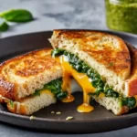 Turkey and Pesto Grilled Cheese Sandwich Recipe
