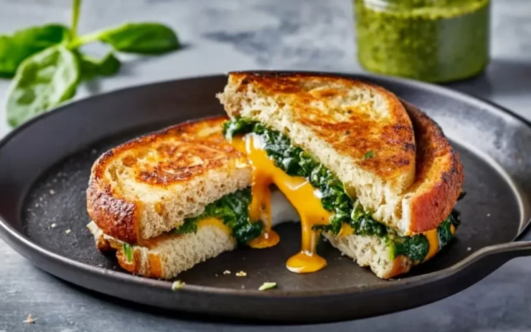 Turkey and Pesto Grilled Cheese Sandwich Recipe