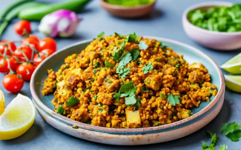Punjabi Style Tofu Bhurji Recipe