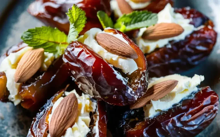 Stuffed Dates With Almonds or Cream Cheese