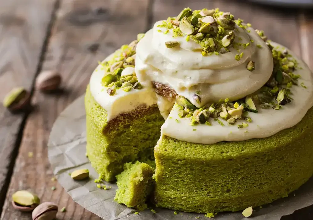 vegan pistachio cake