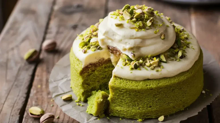vegan pistachio cake